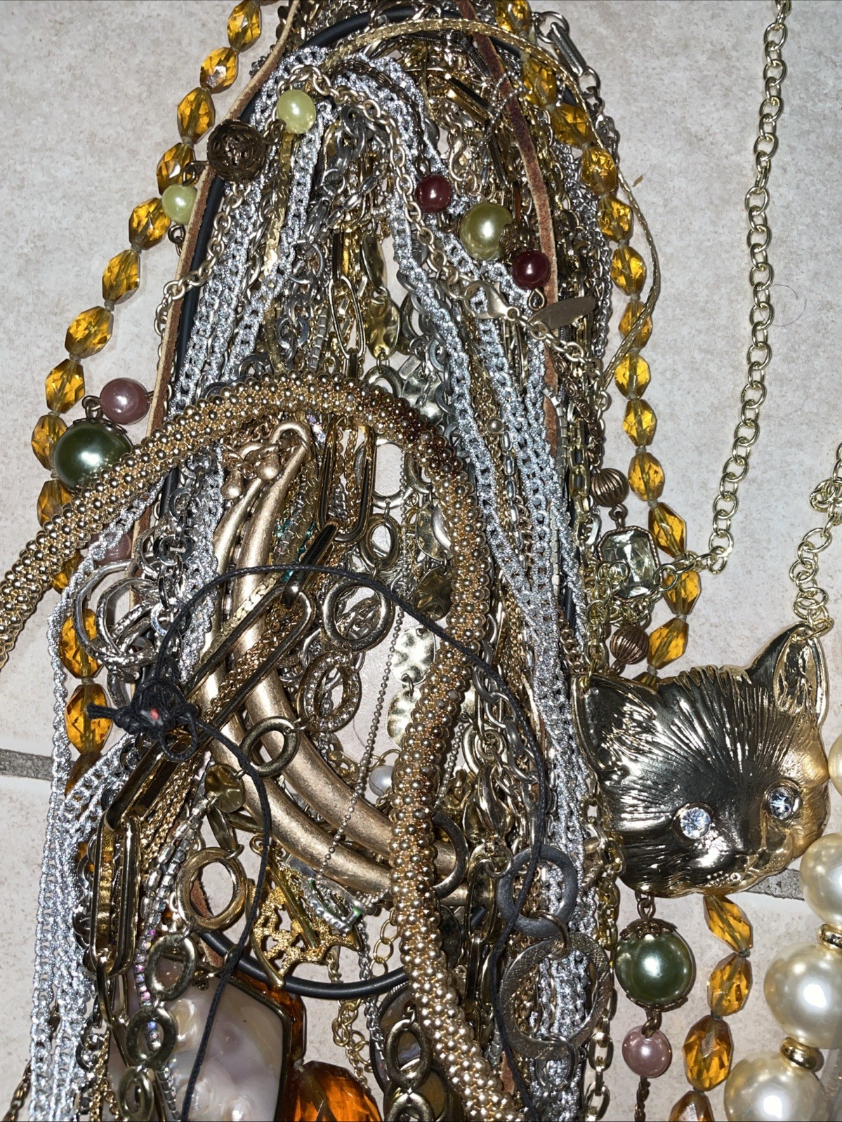 vintage necklace lot See Pictures