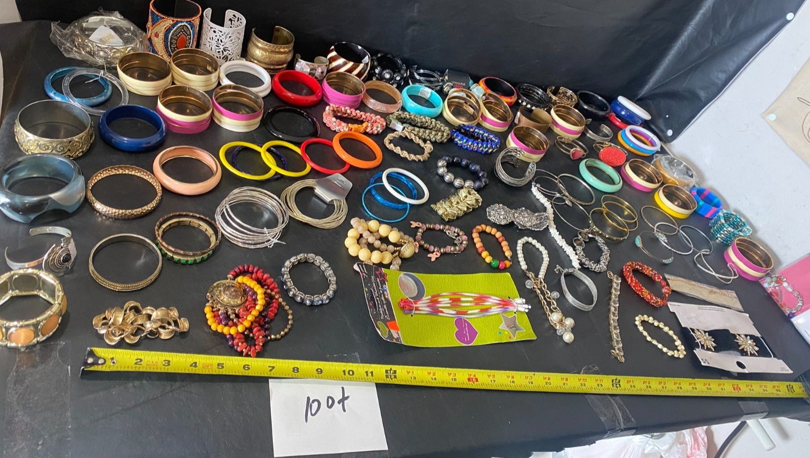 huge lot 100+ bracelets jewelry estate mixed brand bracelet collection