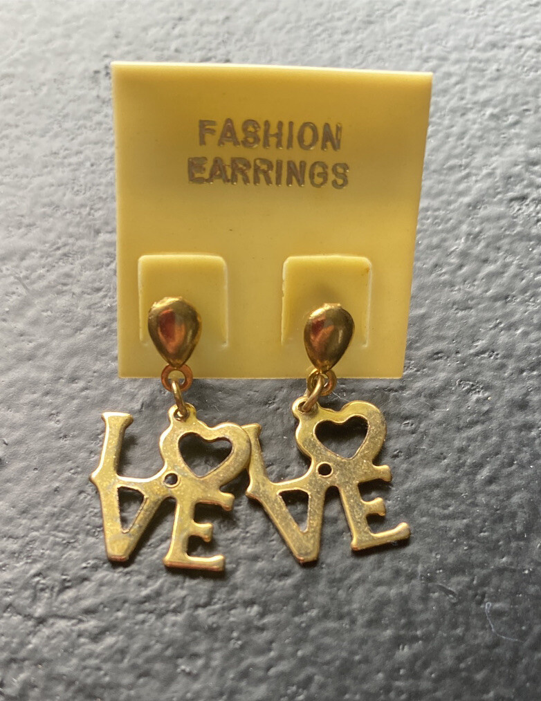 LOVE Earrings Vintage
