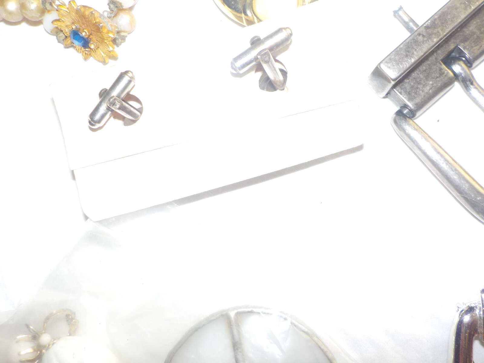 3 Lbs Mixed Lot Jewelry Vintage Wearable, Resell, Craft pieces Beads