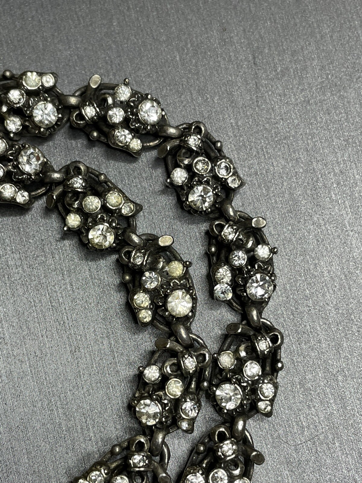 Hollycraft 1953 HTF Parure Suite White Rhinestone “none Missing” a RARE Beauty