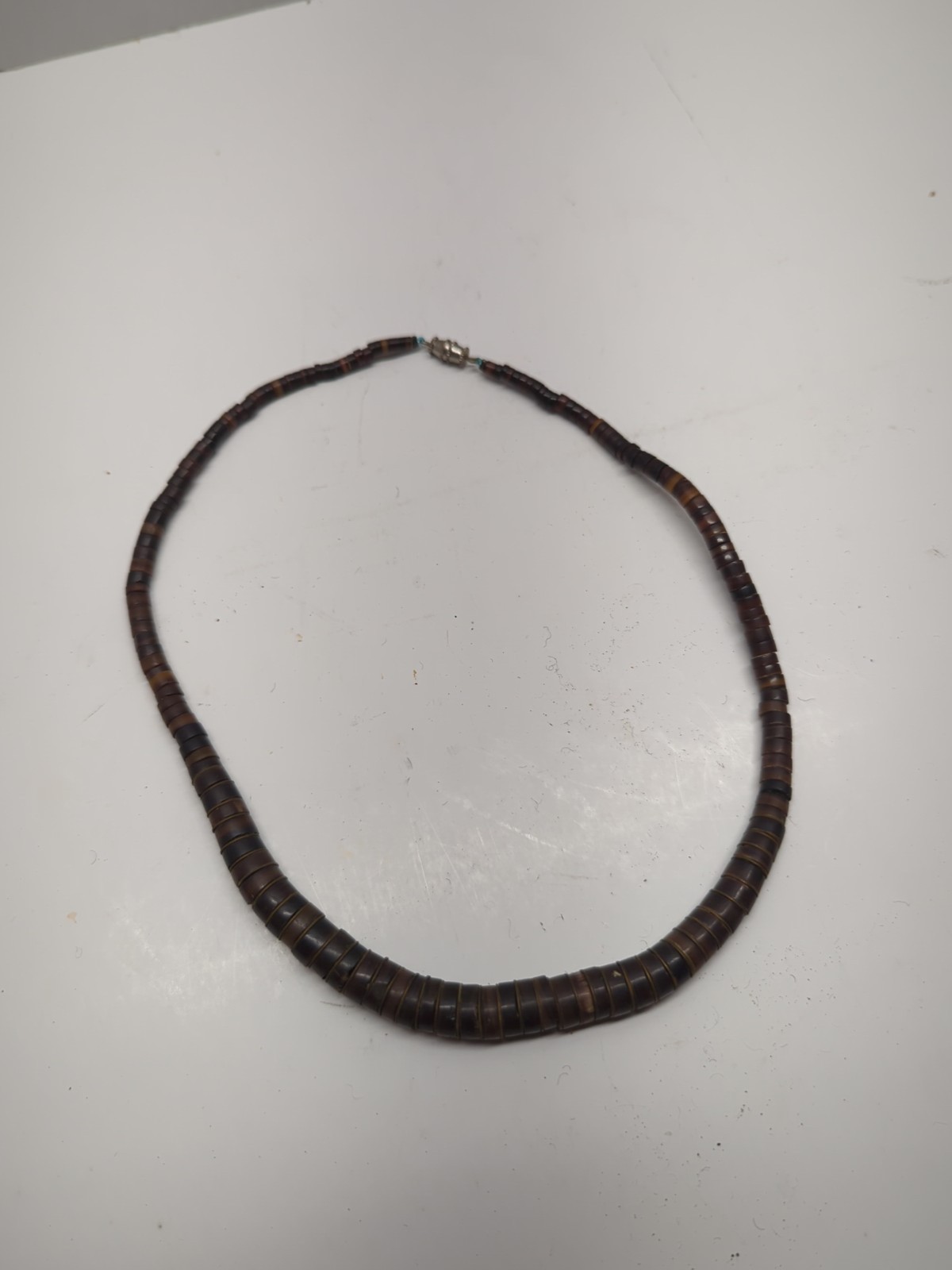 Vintage Heshi Bead Necklace 18″
