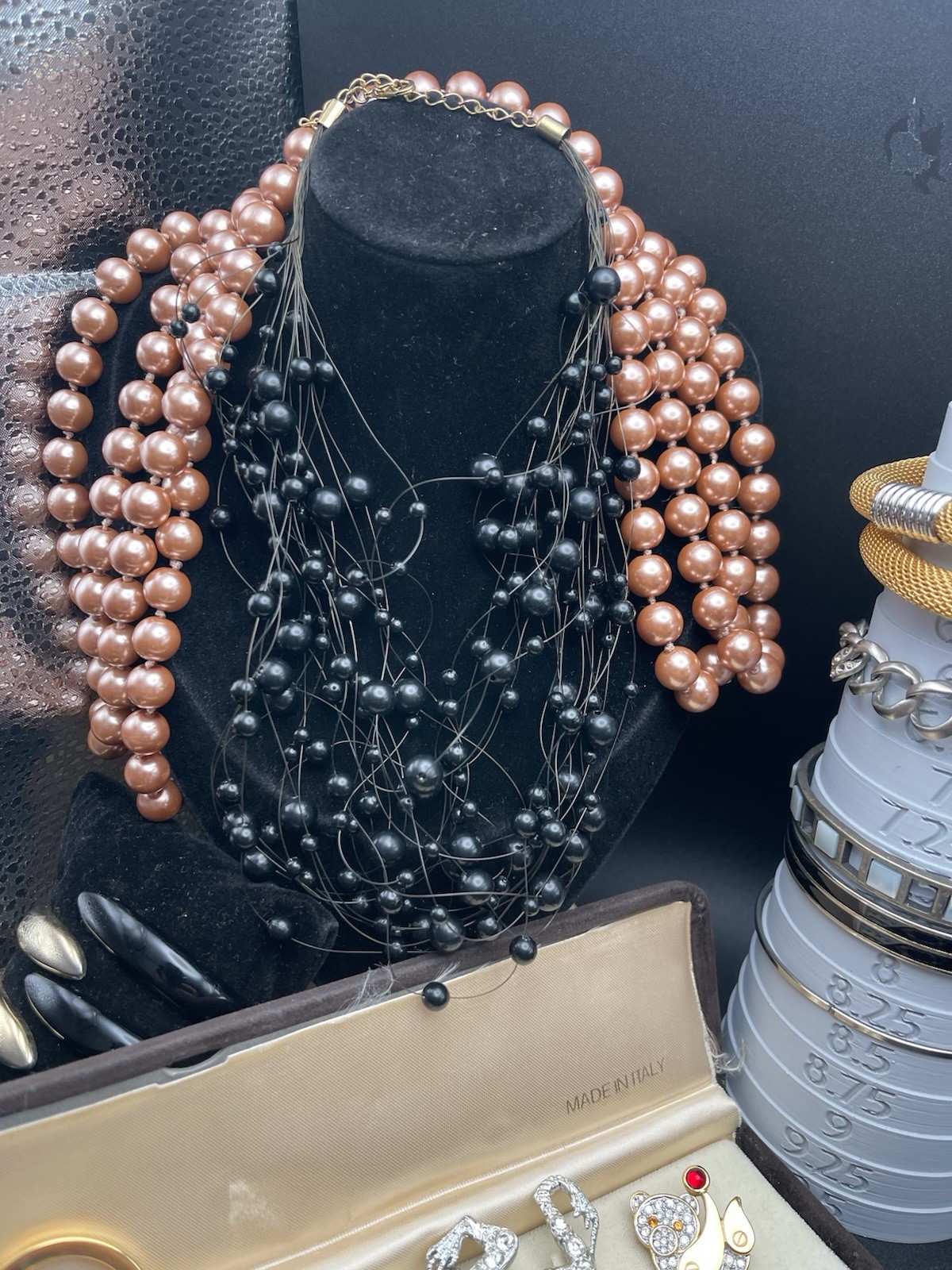 🔥ViNTage To MoD Jewelry Lot-22 Monet Joan Rivers Jewelmint Brooch Necklace Etc