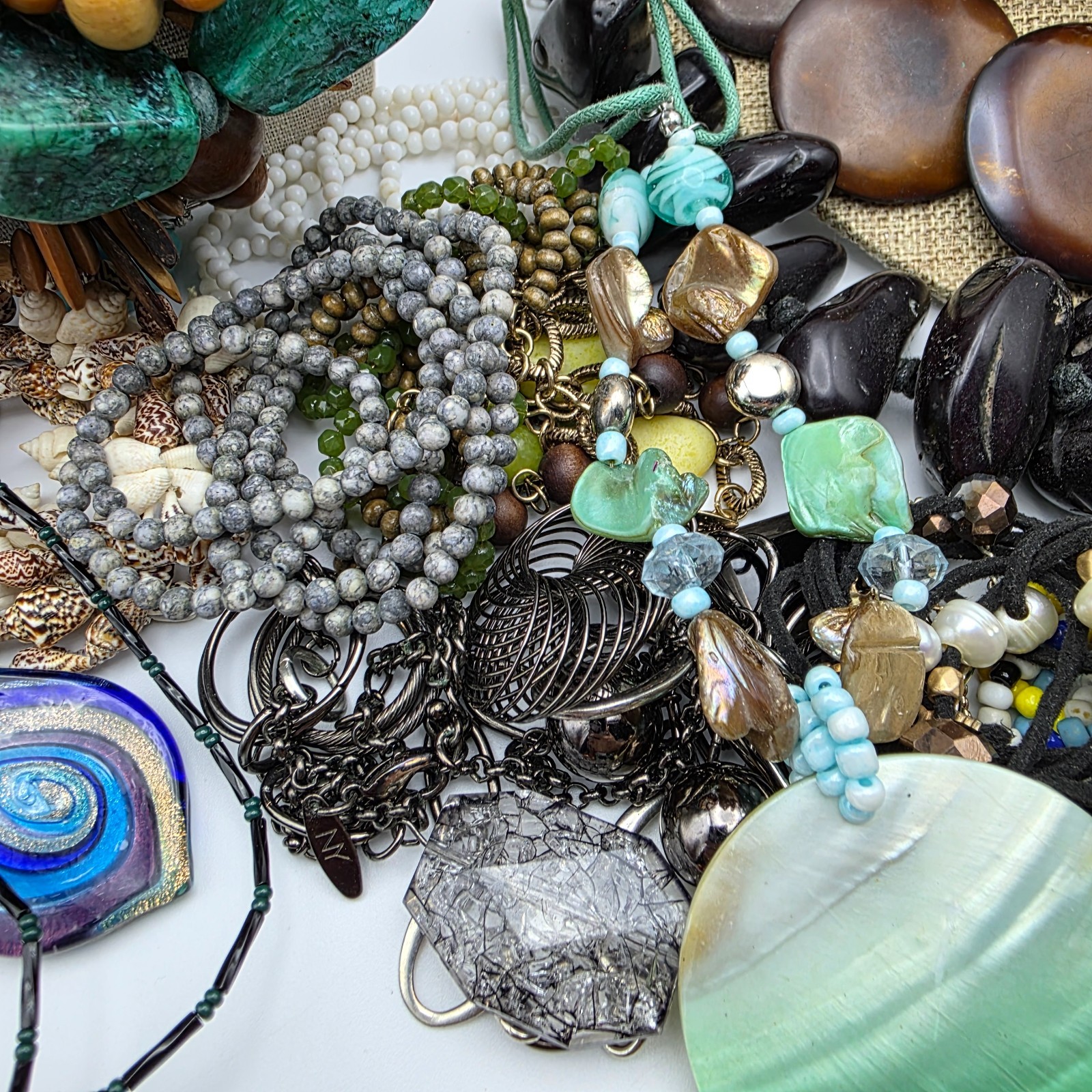 Vintage Costume Jewelry Lot Over 3 Pounds For Craft Repurpose Wear Estate Junk