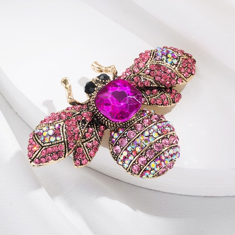 Trendy Corsage Temperament Bee Shape Brooch Pin Personality Accessories Female