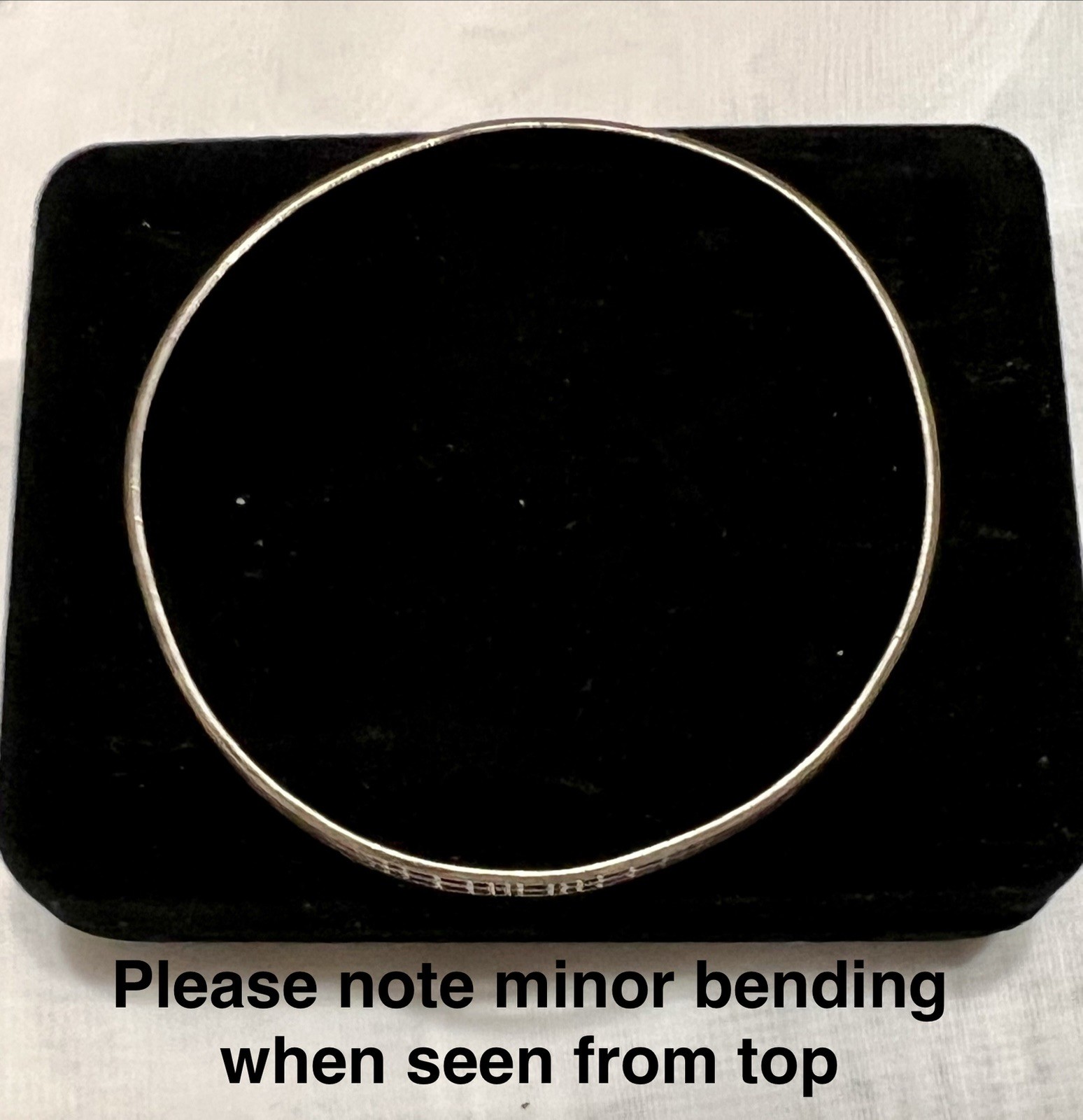 MCM Danecraft STERLING SILVER Modernist Brutalist BANGLE BRACELET Vintage