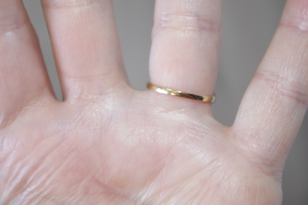 Vintage sapphire, Ruby, Amethyst, Smokey Topaz 14k GF Cocktail Four Stone Band R