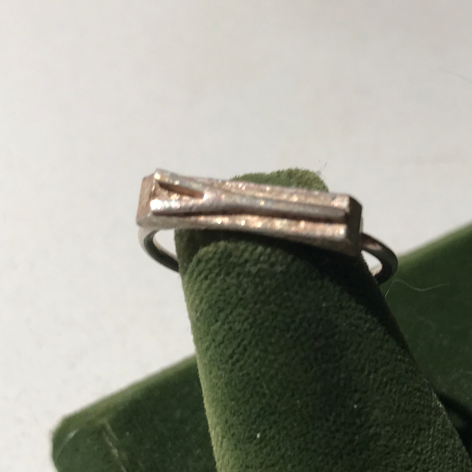 Vintage Sterling Silver Stamped Typebar Monogram “Y” Ring Size 6 ADJUSTABLE