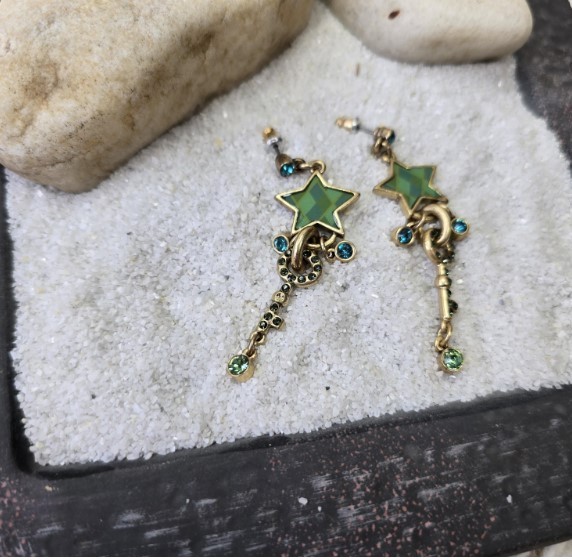 Vintage Pilgrim Danish Dangle Earrings