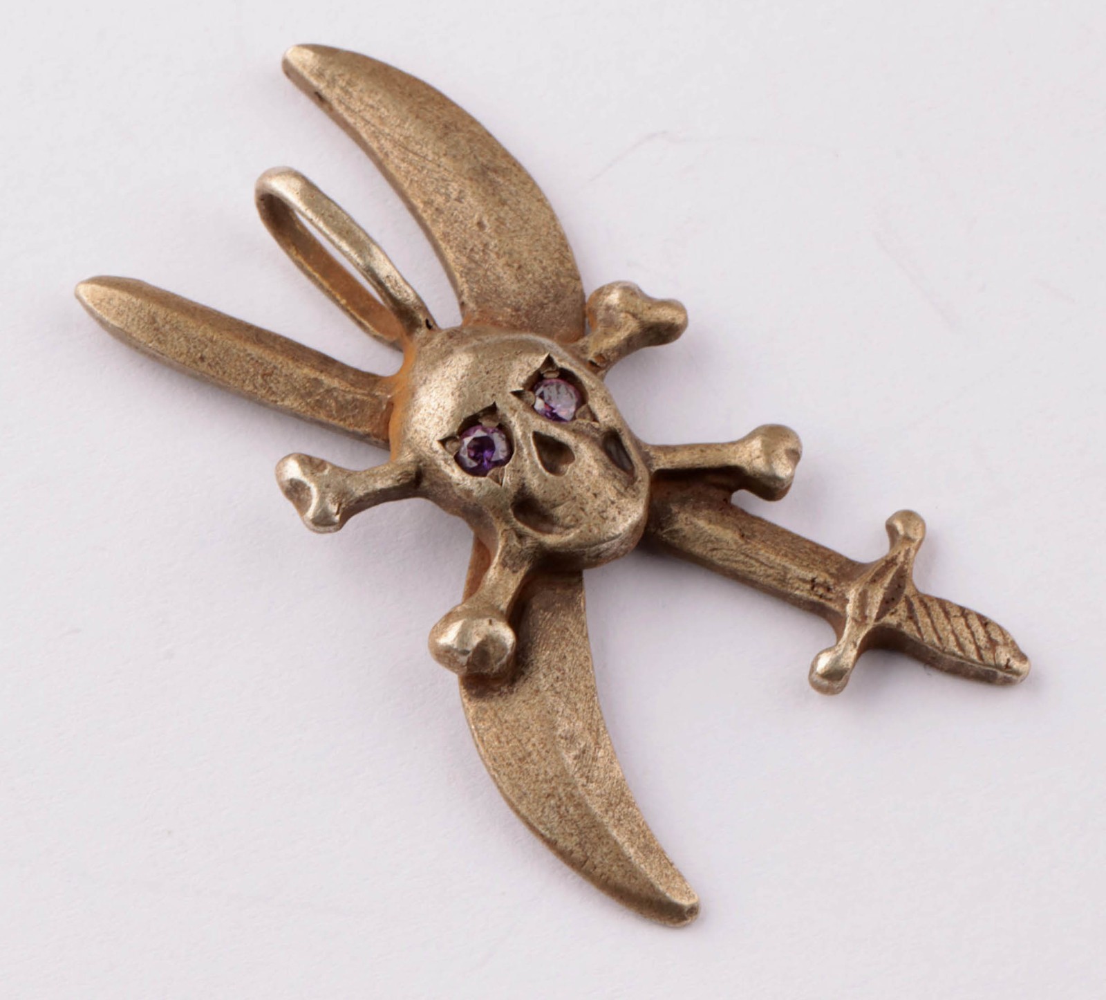 Pilot’s pendant 800 silver Air force Propeller Sword Empire Army Badge Military