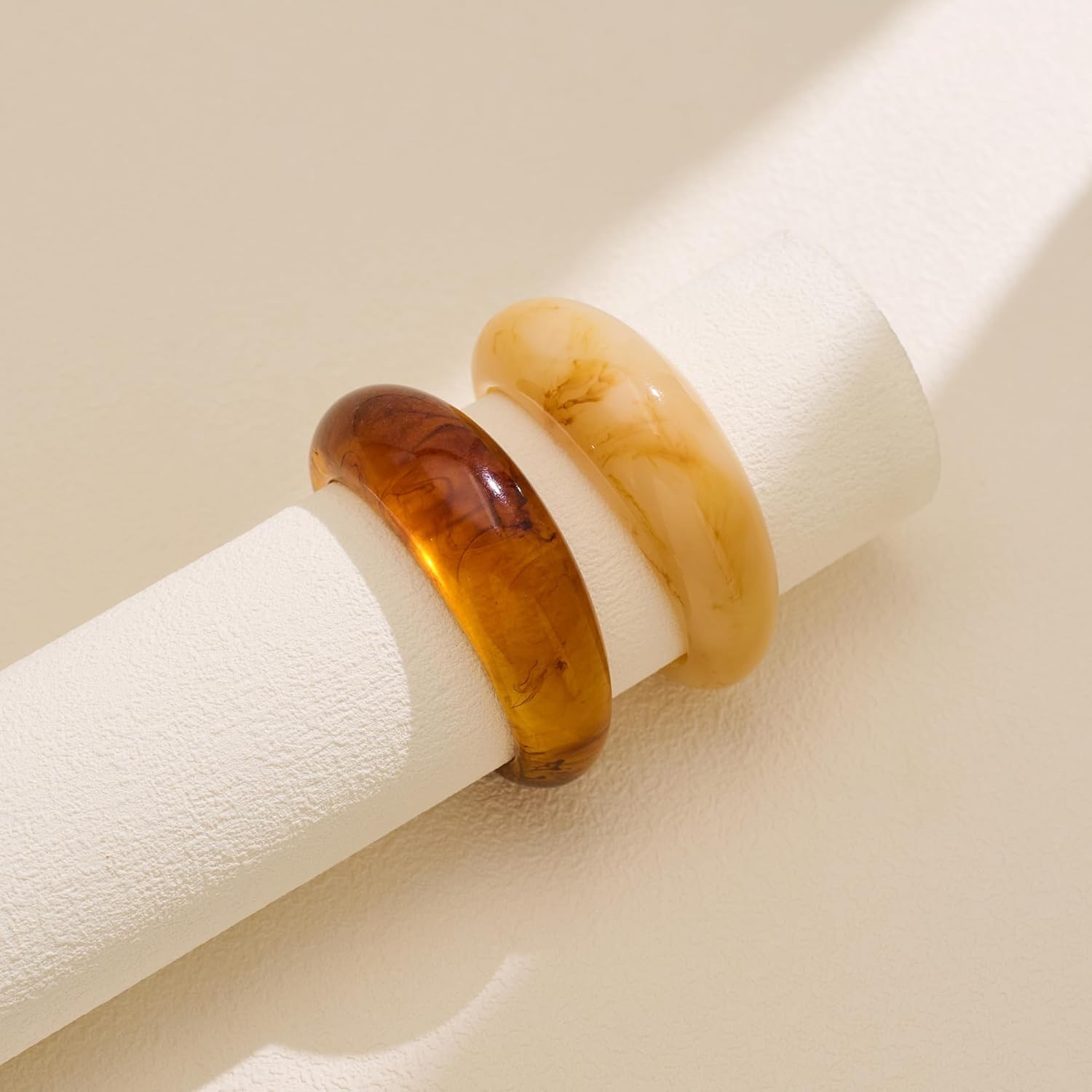 Vintage Acrylic Resin Cuff Bracelet for Women Chunky Tortoiseshell Resin Bangle