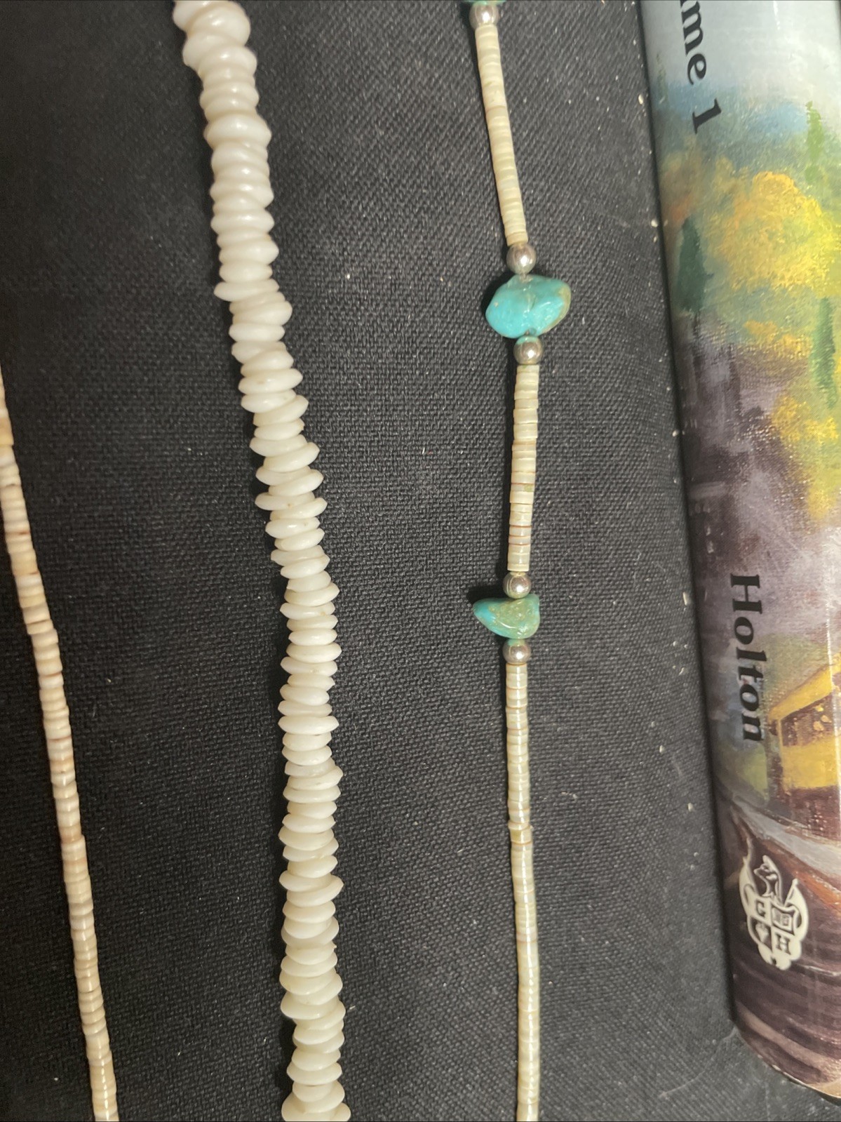 Vintage Shell Stone Strand Necklaces Mixed Lot of 5 Multicolor Unisex Adults 18”