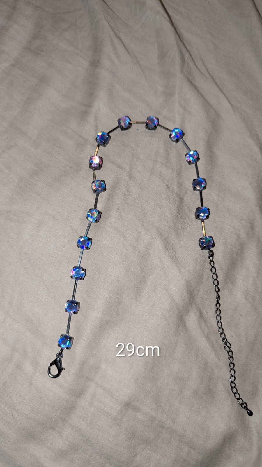 Sorrelli Crystal Necklace Multicolor, With Saphiret necklace