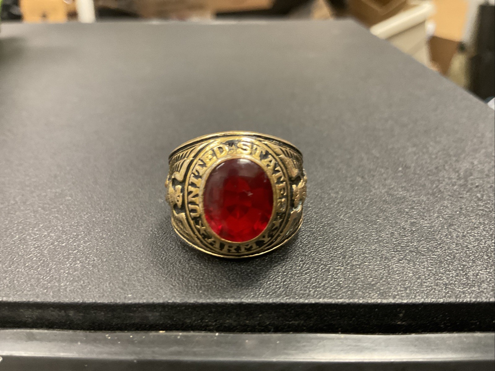 Vintage Gold Filled United States Army Ring 10k Gold Filled “Best Craft” Size