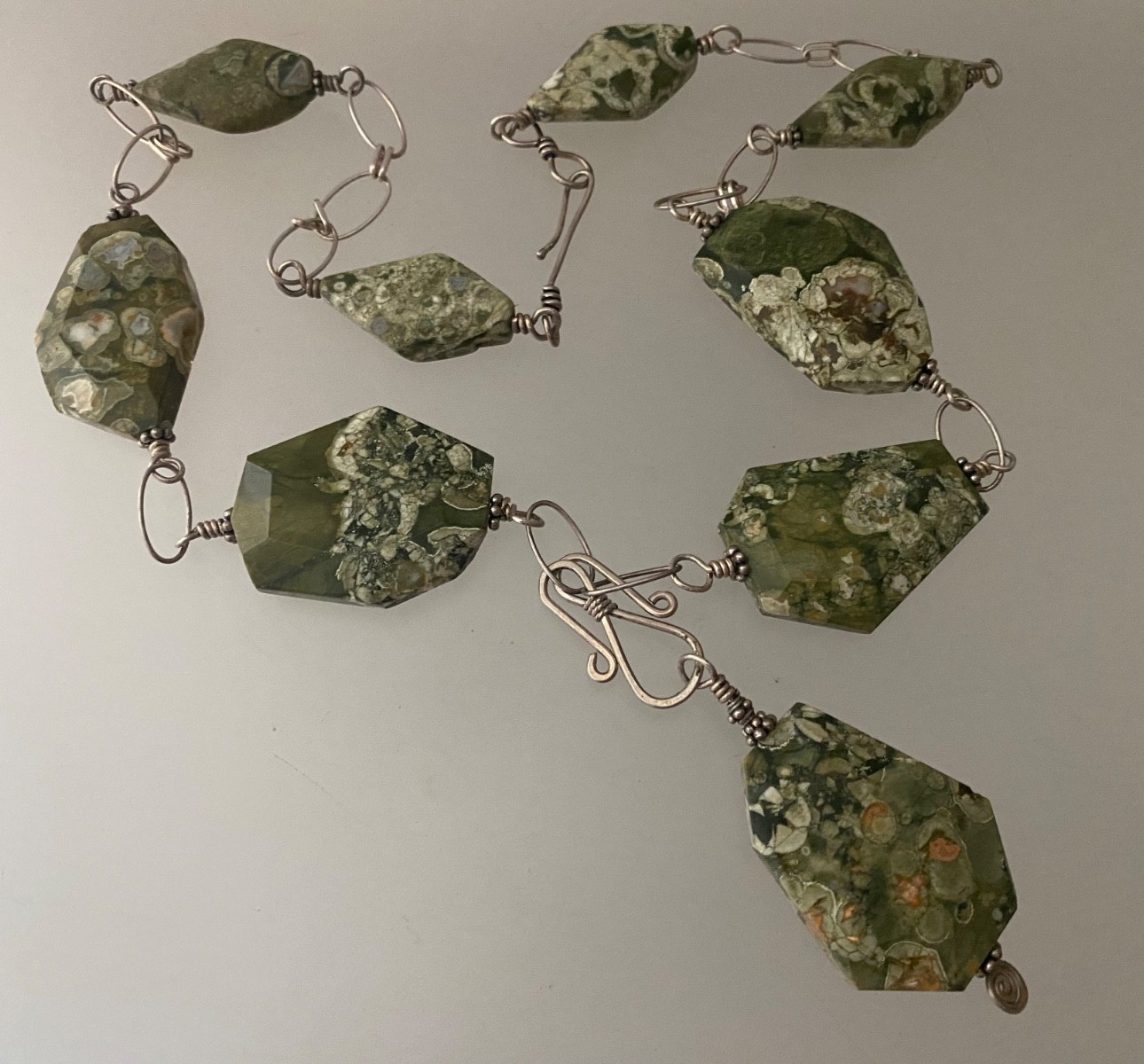 Lot 15 Vintage Semi-Precious Gemstone Jewelry Malachite Turquoise Jade Quartz