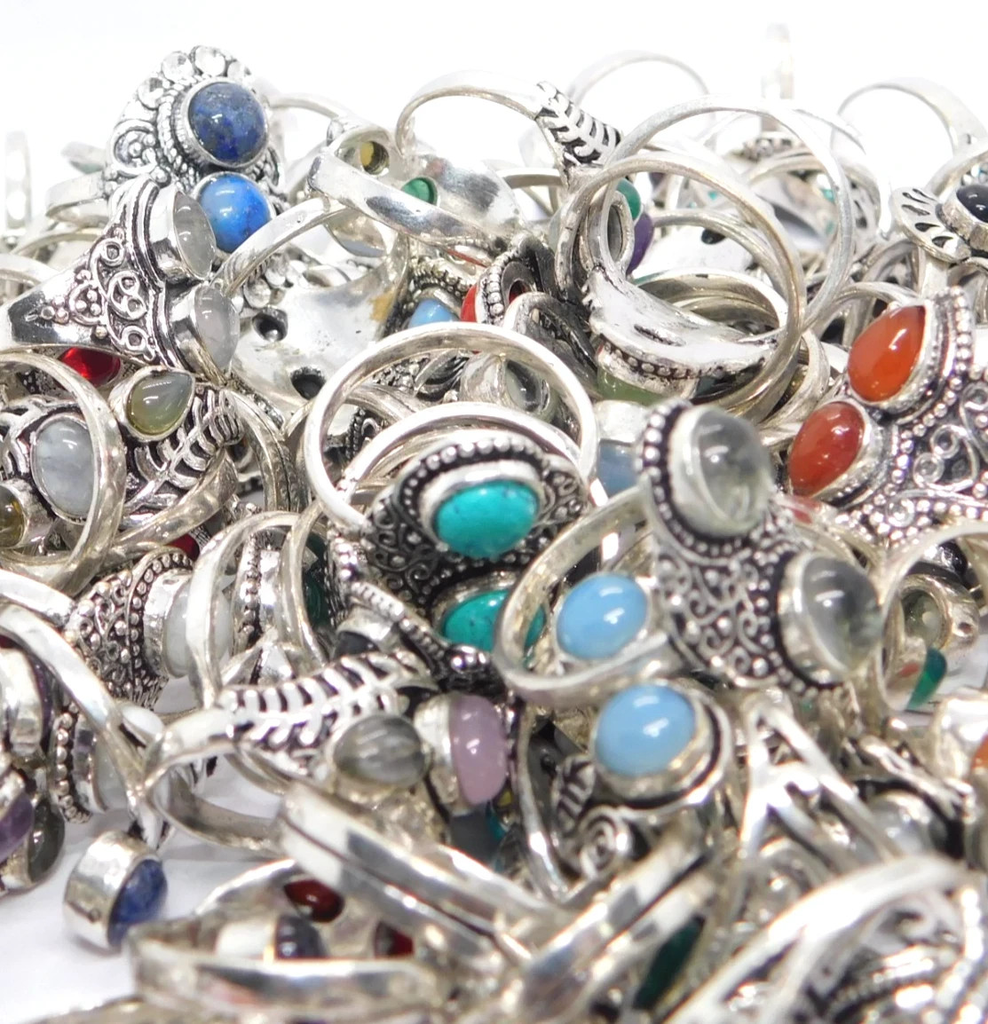 1 Lb Mixed Jewelry Lot Ethnic Vintage-Modern DIY JUNK CRAFT REPAIR Unsorted