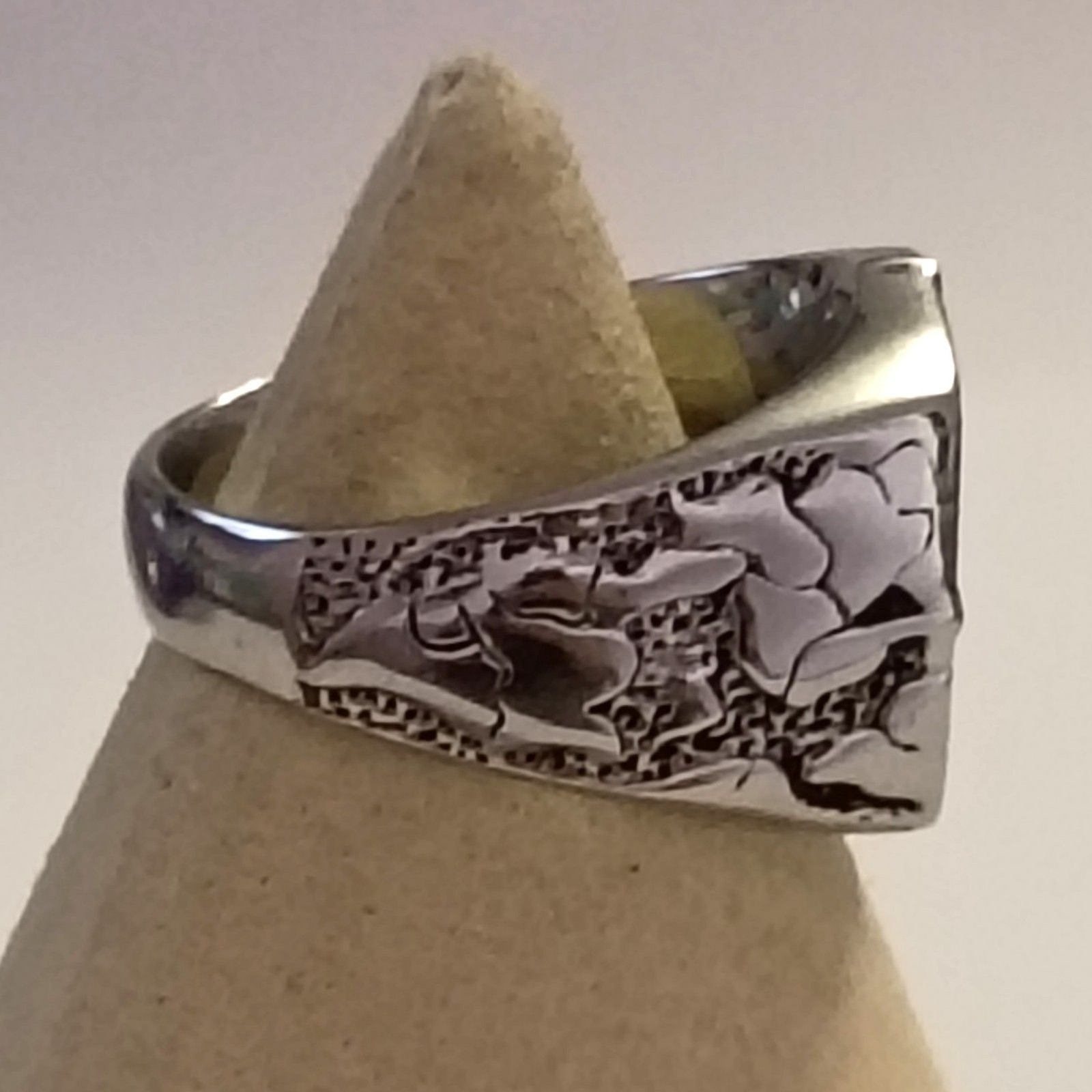 Clocks + Colours Men’s Stainless Steel Tortuga Bikers Ring Size 11