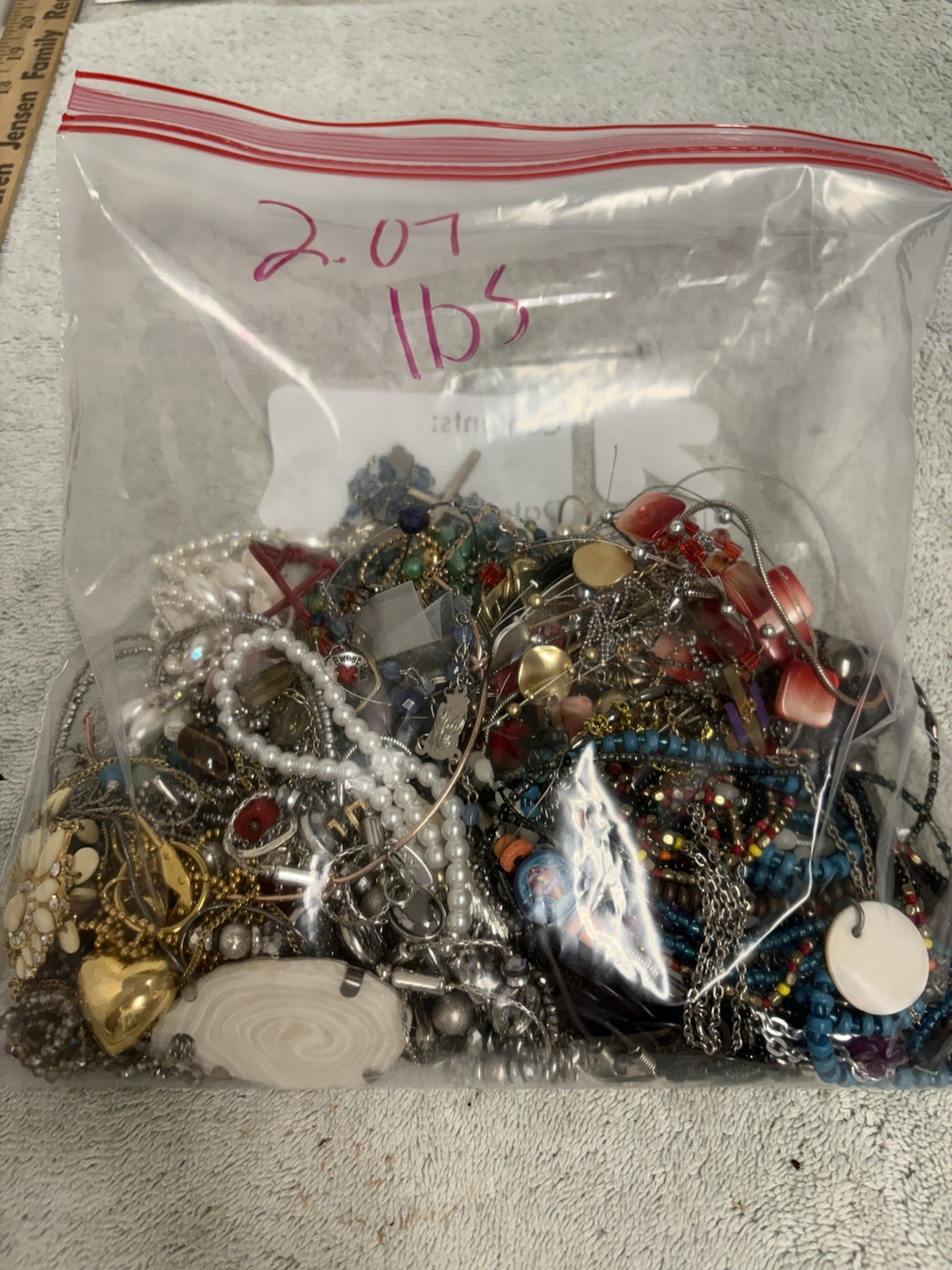 2.7 lbs Mixed Jewelry Lot – Vintage, Modern, Craft, Beaded & Wearable Assortment