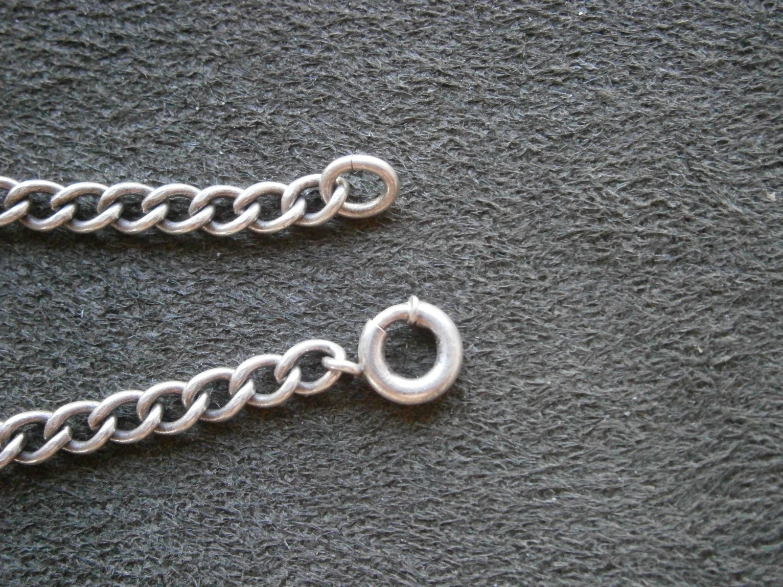 Dainty Close Curb Small Link Vintage Sterling Silver Padlock Bracelet 7.5″ ~4.8g