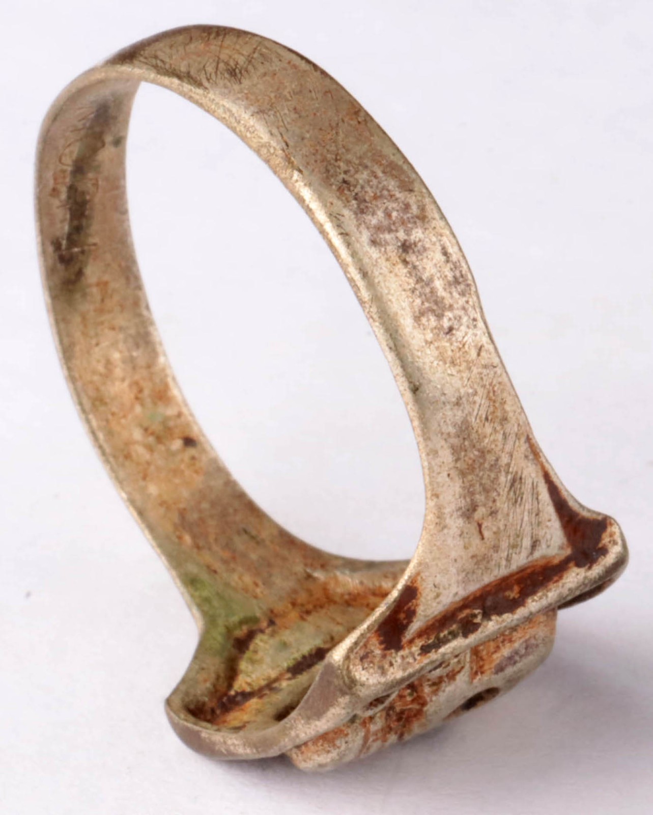 Memento mori engraving skull ring bones Remember to die signet Antique amulet