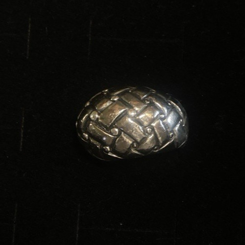Vintage Sterling Napier High Dome Basket Weave Ring. Circa1940-1950 (13.62) G TW