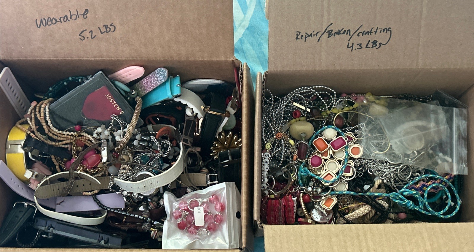 HUGE 9.5 lbs Jewelry Lot WEARABLE & REPAIR CRAFTING Unsearched VTG/NOW ESTATE