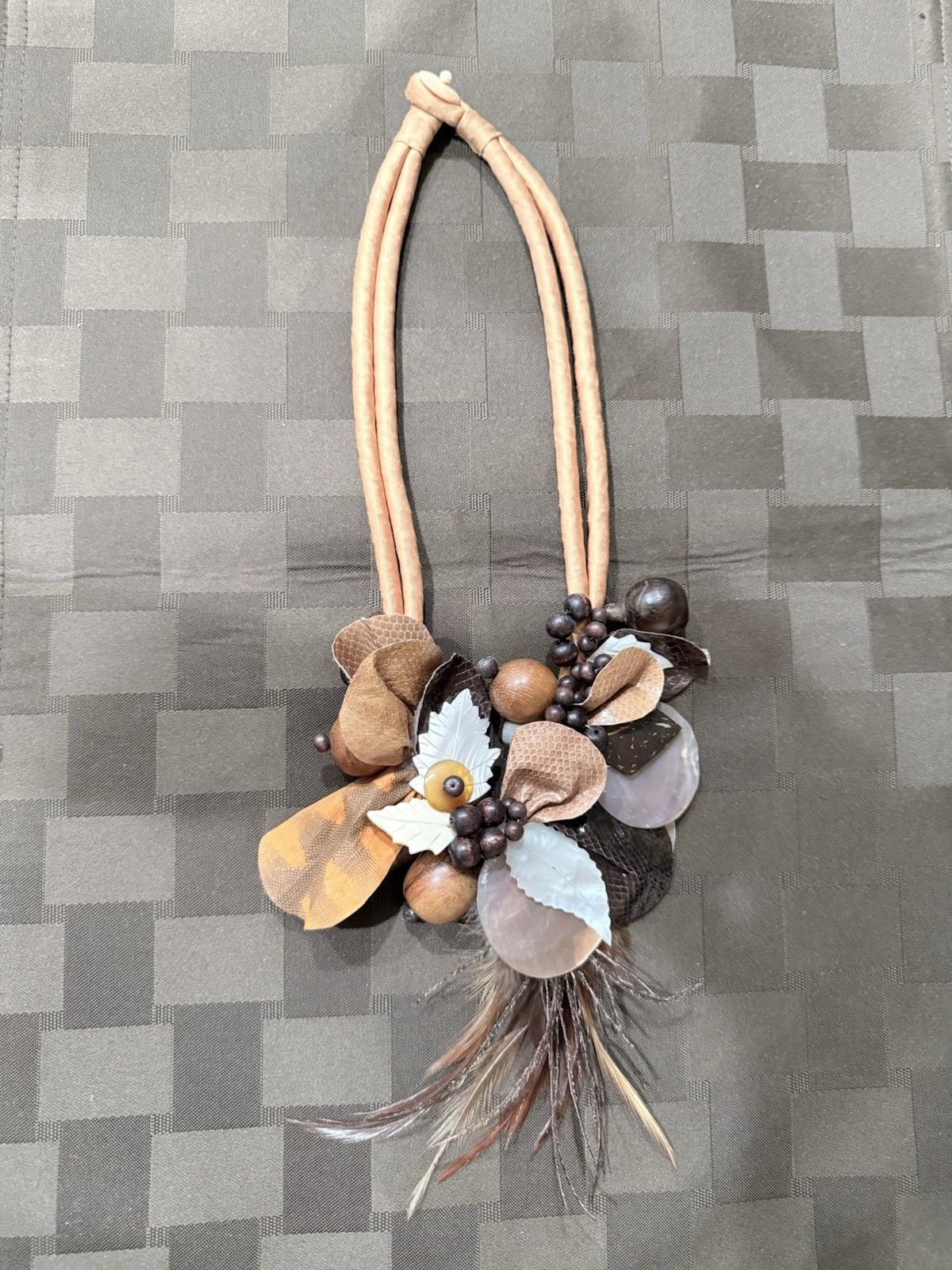 Rare Vintage bib statement necklace