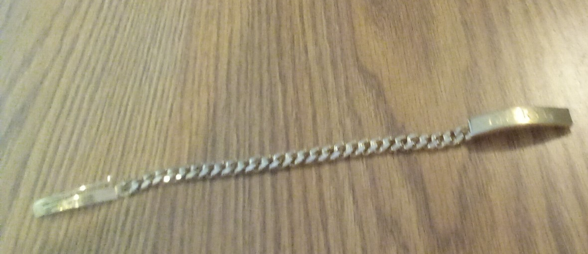 Vintage Speidel ID Bracelet Gold Electroplate Cheryl