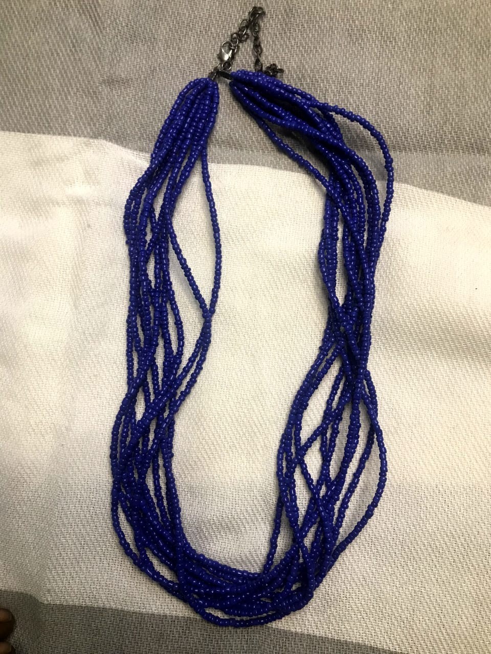 Vintage African Beaded Necklace Statement Jewelry
