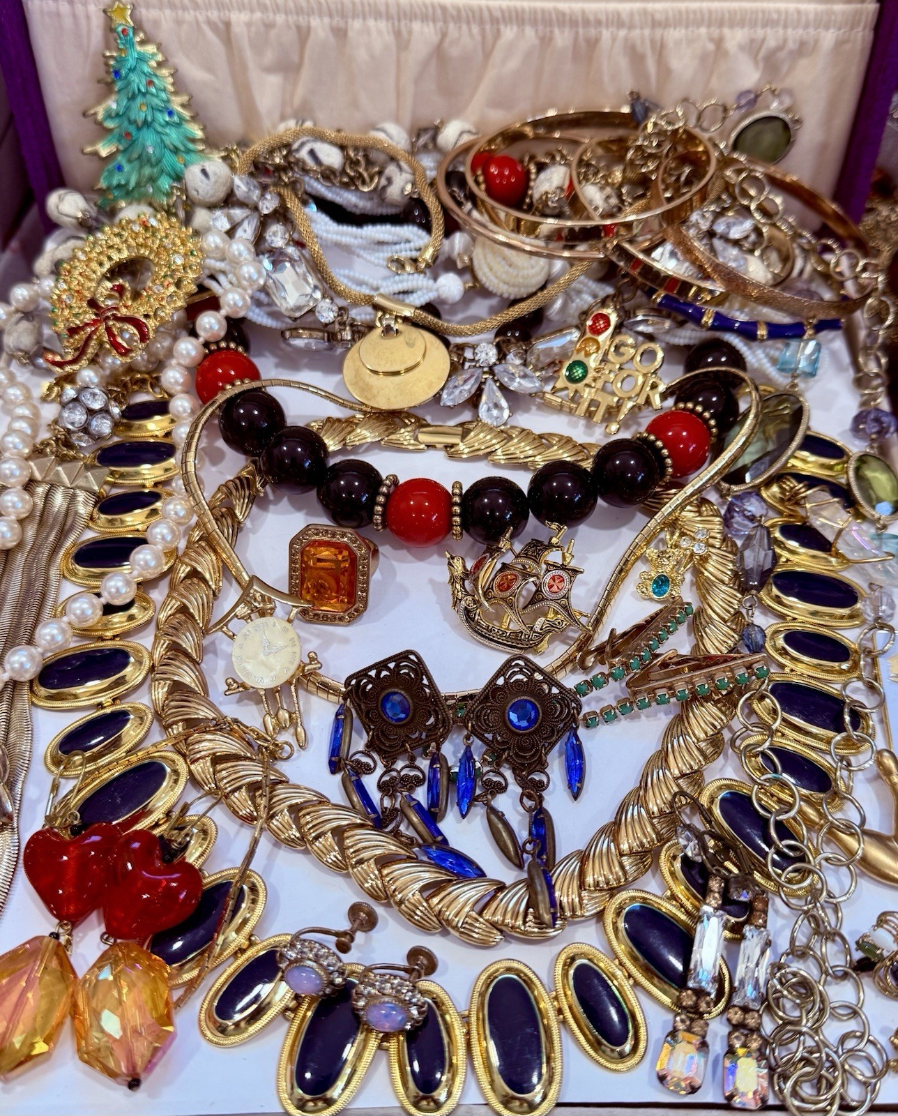 Vintage Estate Costume Jewelry Lot! MONET, NAPIER and more!