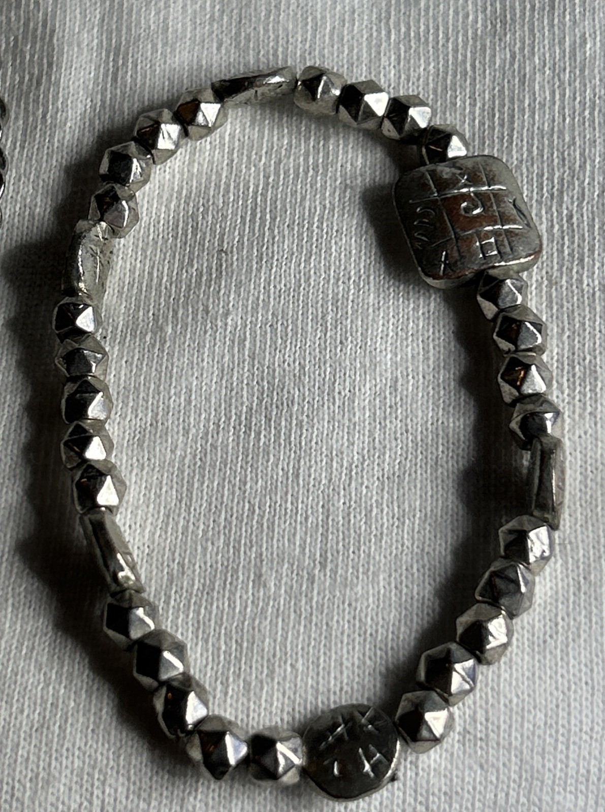 VTG Curated Jewelry Lot 6 PCS Napier Necklace;2 Rings;Silvertone Expand Bracelet