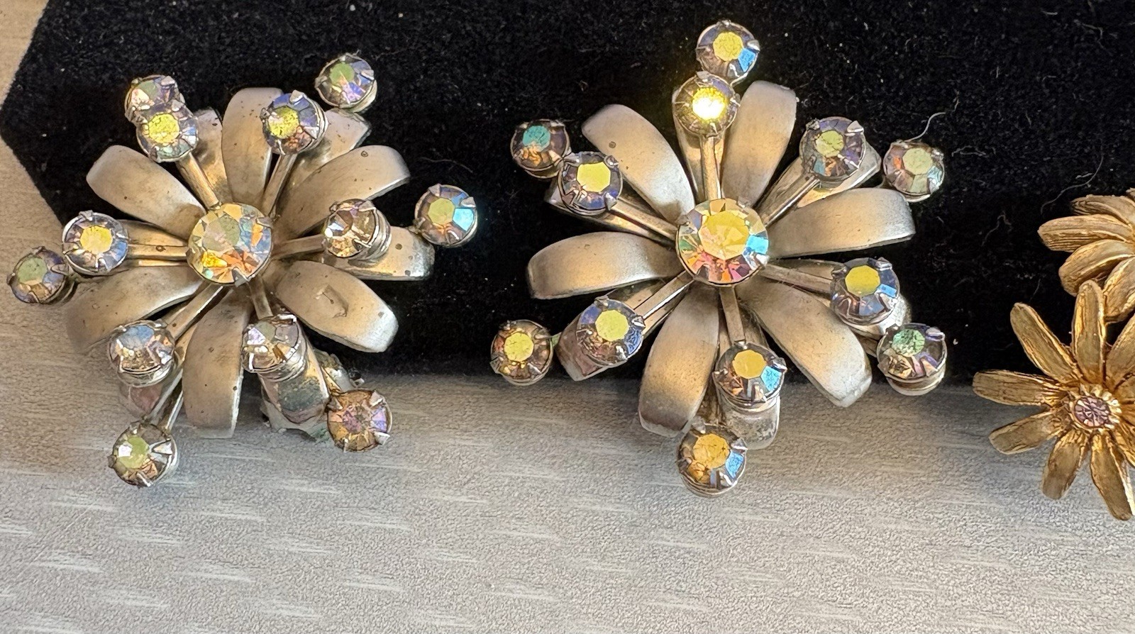 Vintage Designer Clip Earring LOT 5 Pair Signed Kramer Lisner Coro Golan ODLR