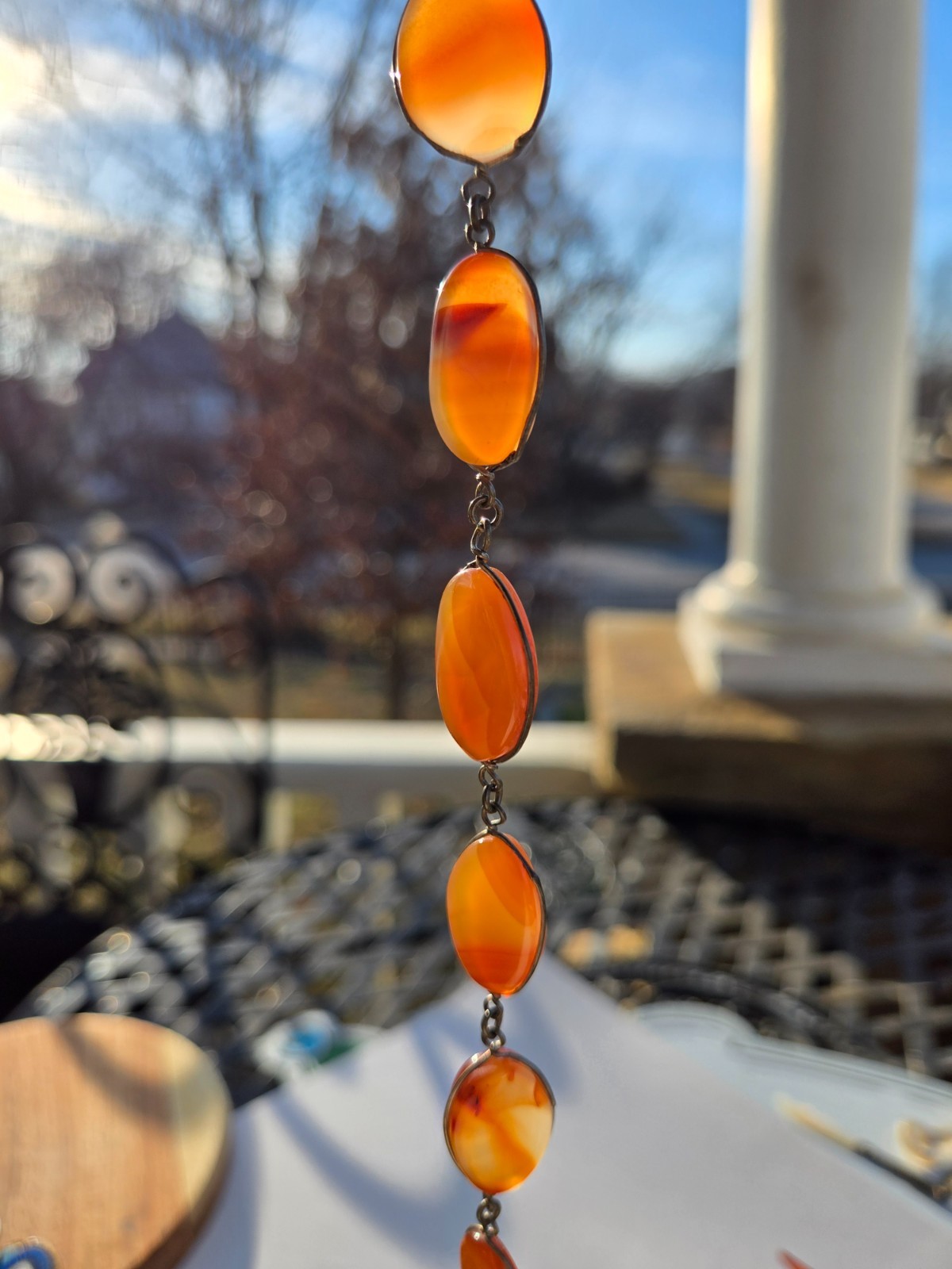 Antique Carnelian Agate Brooch Vintage Link Bracelet Lot 2 Beautiful Pieces