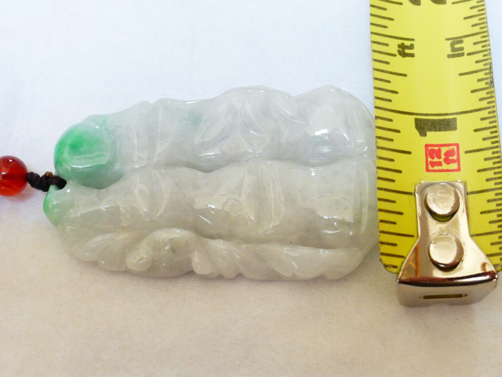 Chinese Natural Carved Jade Pendant