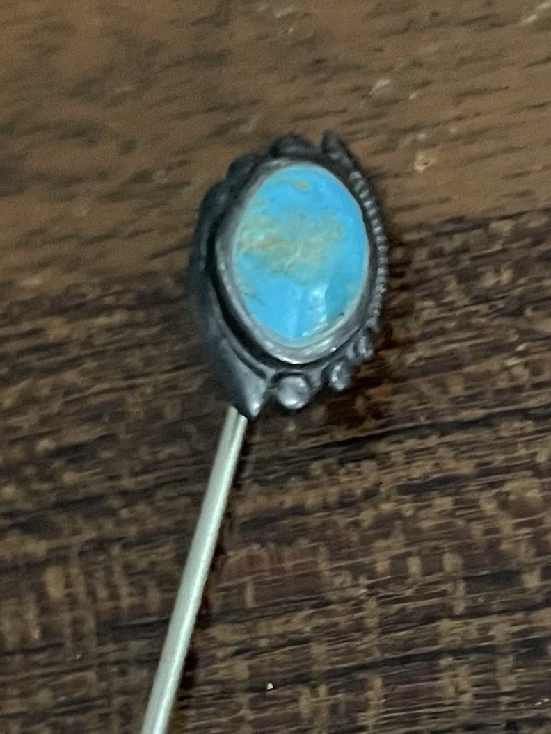 Stick Pins Lot Enamel Seahorse Bee Butterfly Turquoise Vintage