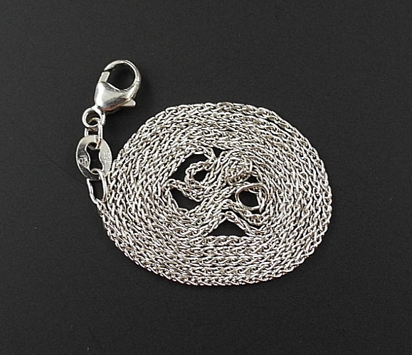 James Avery Chain Fine Wheat Spiga Solid 925 Sterling Silver 17″ long Jewelry
