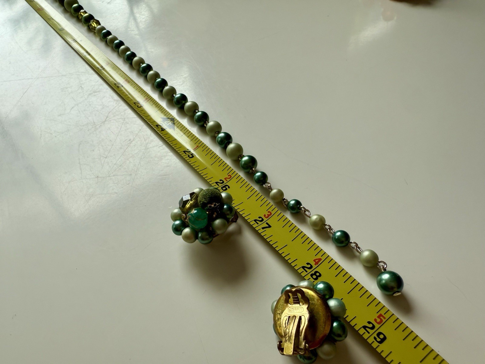 Vintage Necklaces And Earrings Sets Lot Hong Kong & Japan MOP Wood Plastic