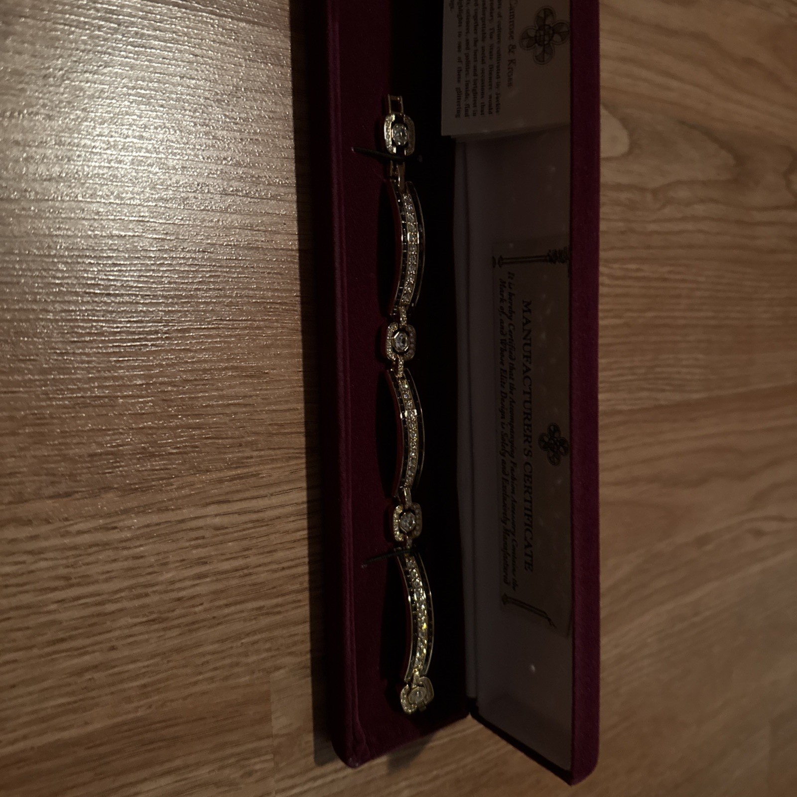 Camrose & Kross Jaqueline Kennedy Crystal Baguette Bracelet