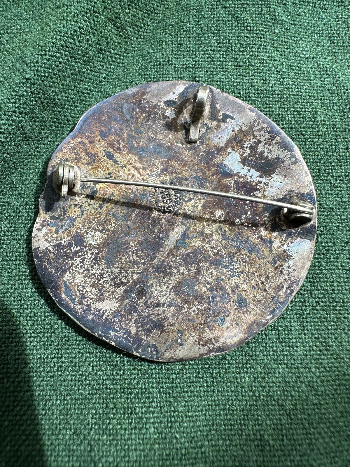 Vintage Mexico Abalone Pendant/Brooch Pin – Sterling Silver