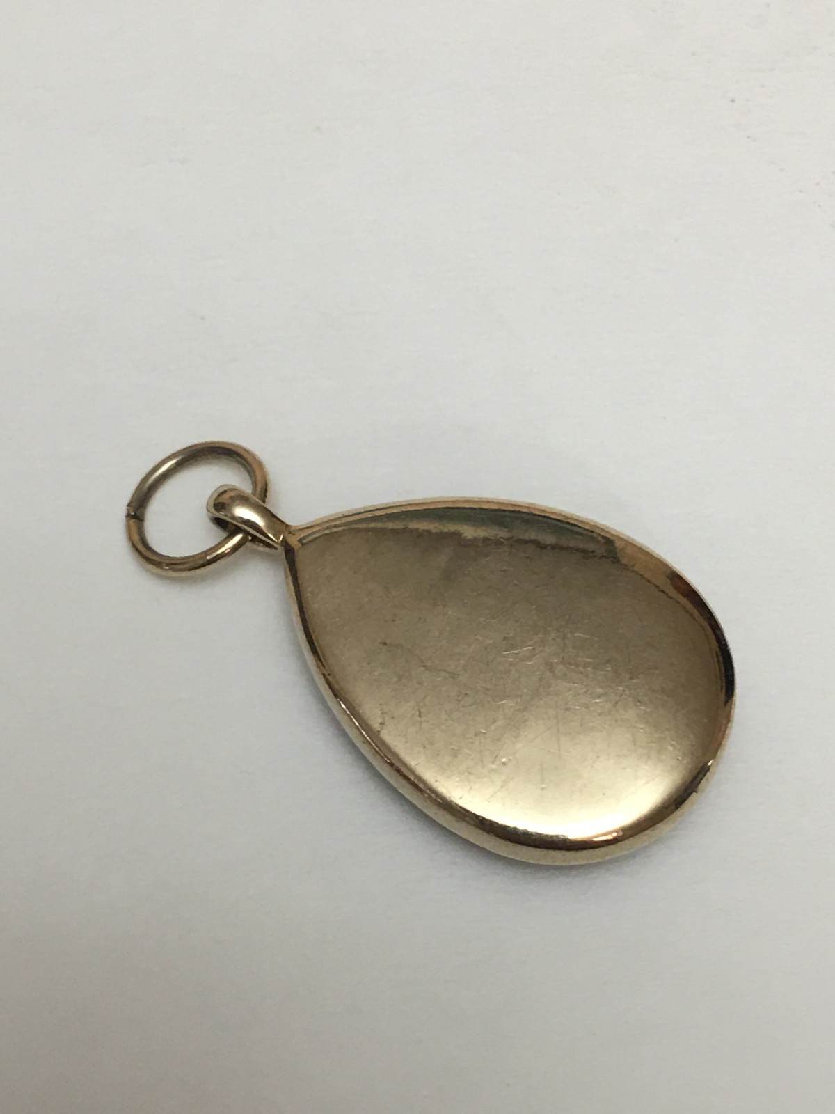Tiger Eye Stone Pendant With Gold Tone