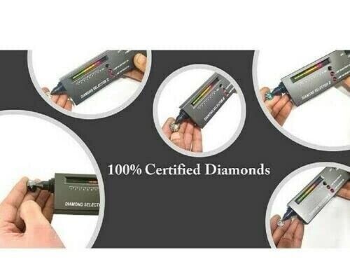 RARE 14 Ct Pink Diamond Solitire Necklace-Amazing Shine-FREE Diamond Studs