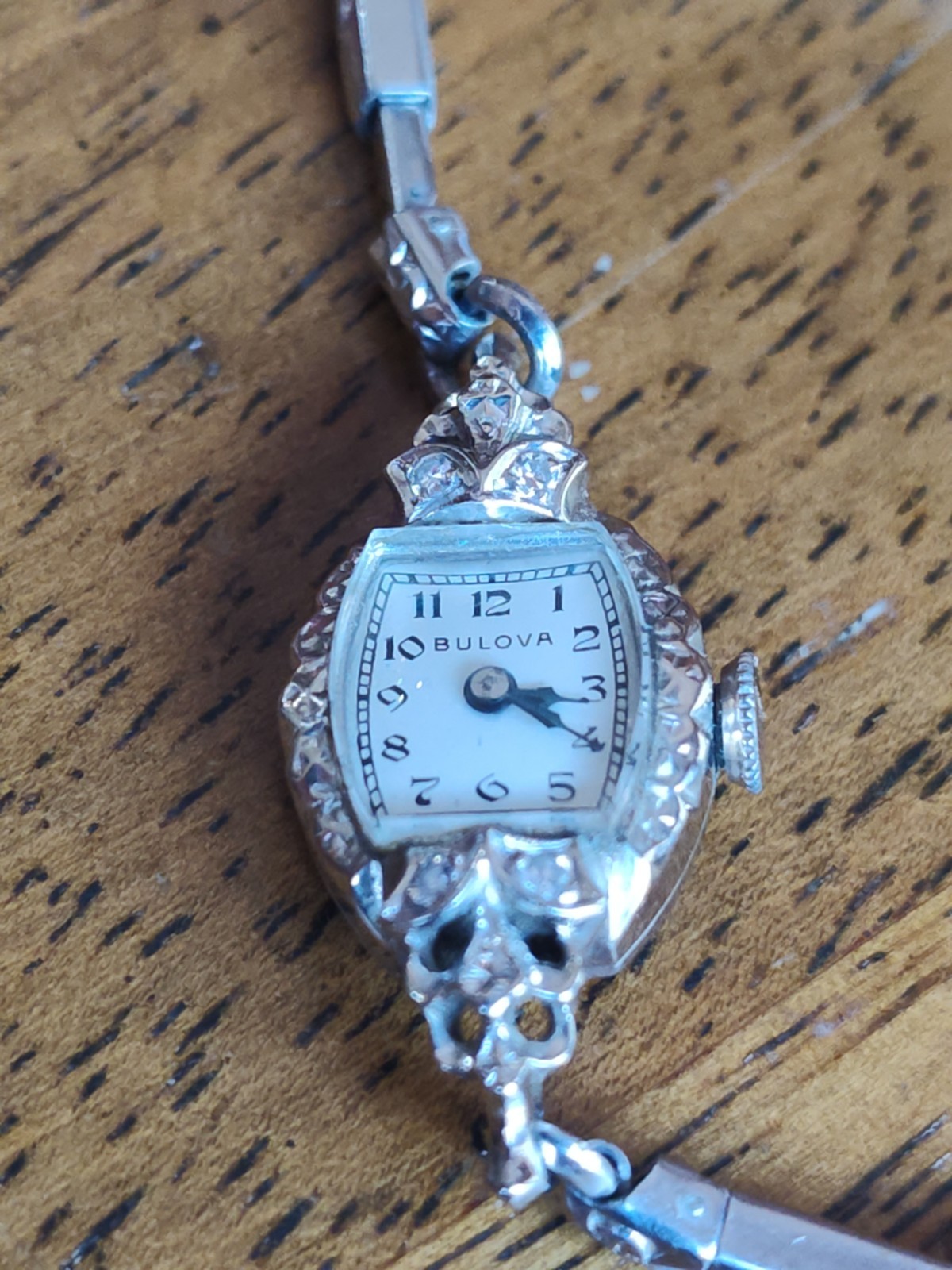 VINTAGE BULOVA 14K GOLD AND DIAMOND LADIES WATCH – Free Shipping