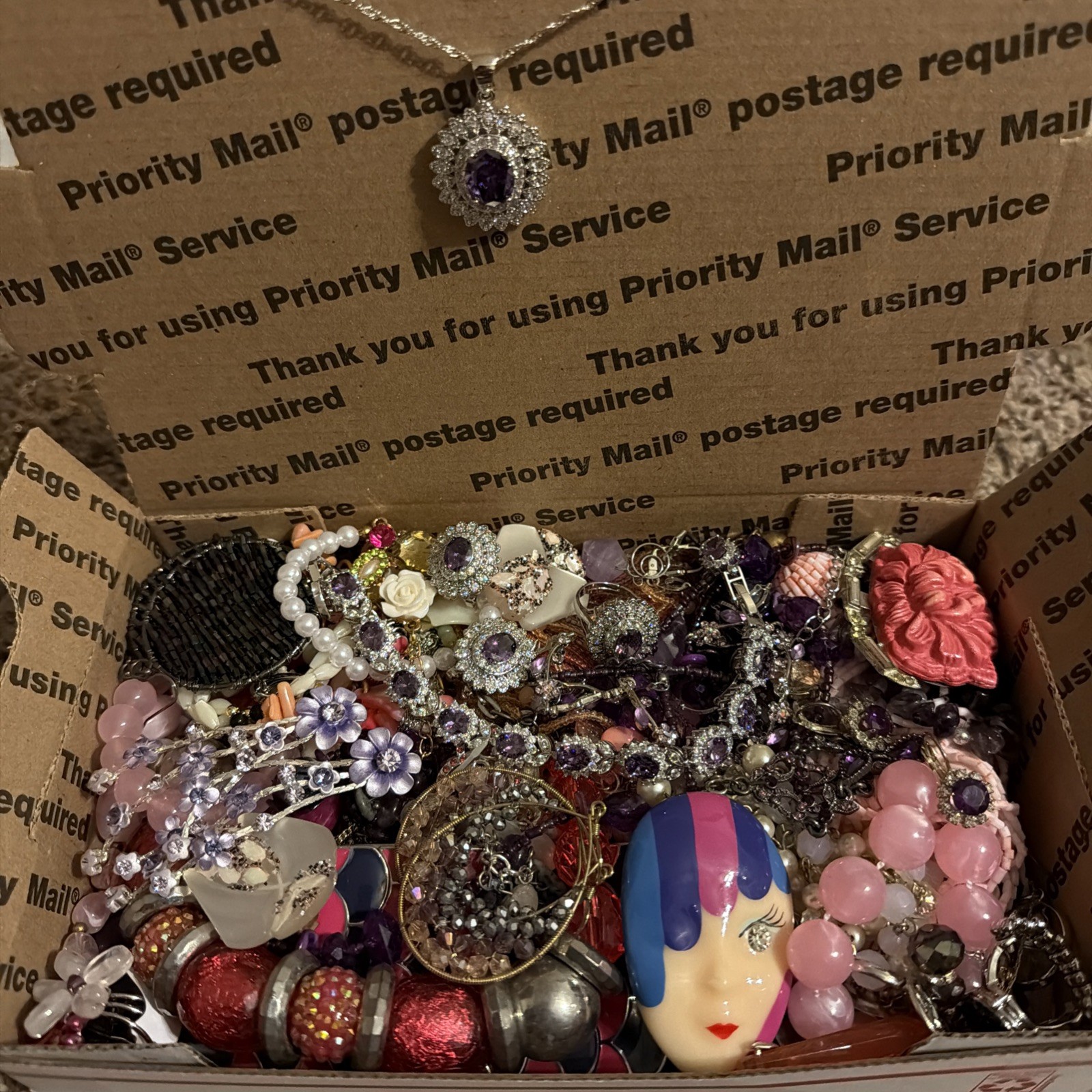 Vintage to Now Jewelry Lot, All Wearable Untested. No Broken. Box C3