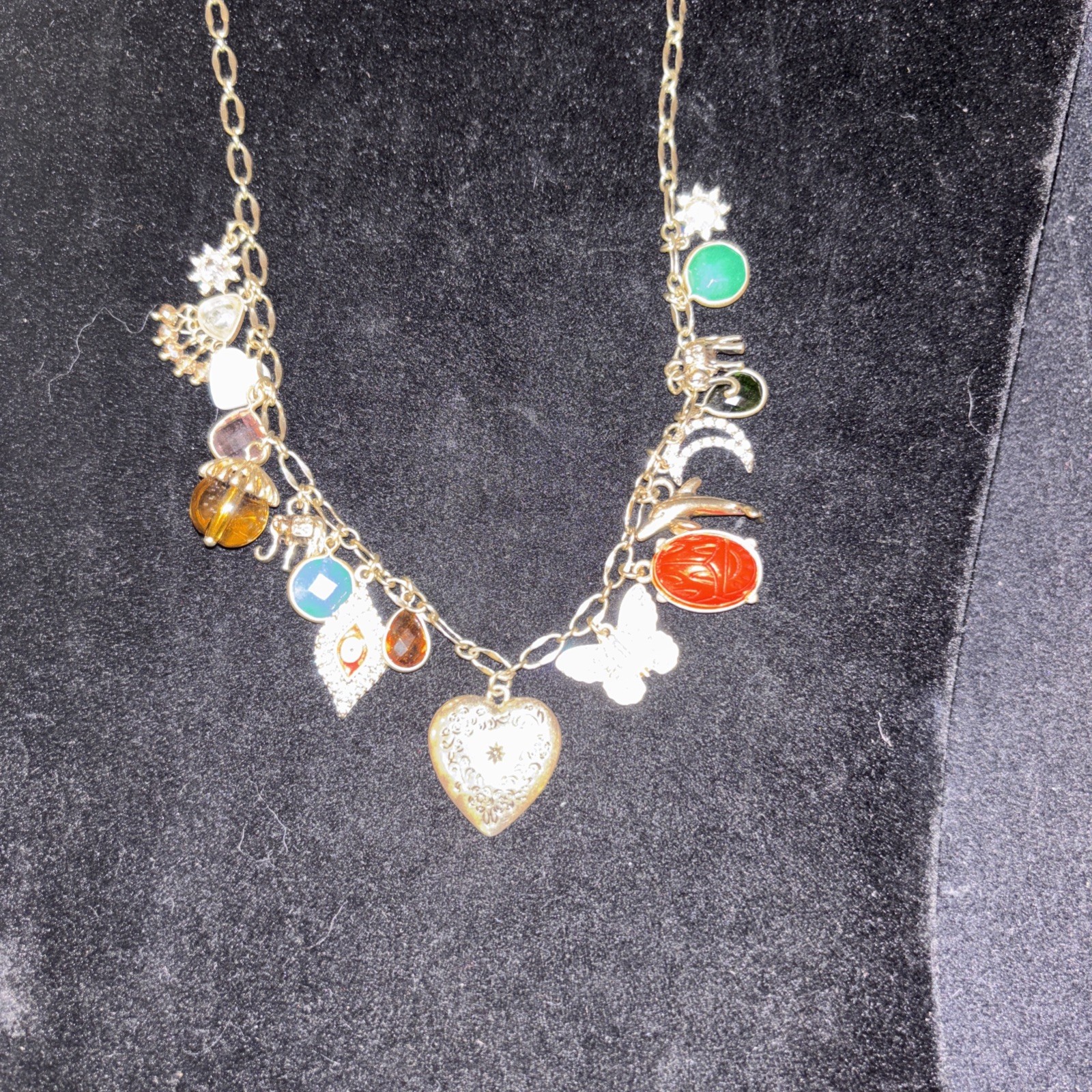 Vintage Chain Necklace & Charm Lot