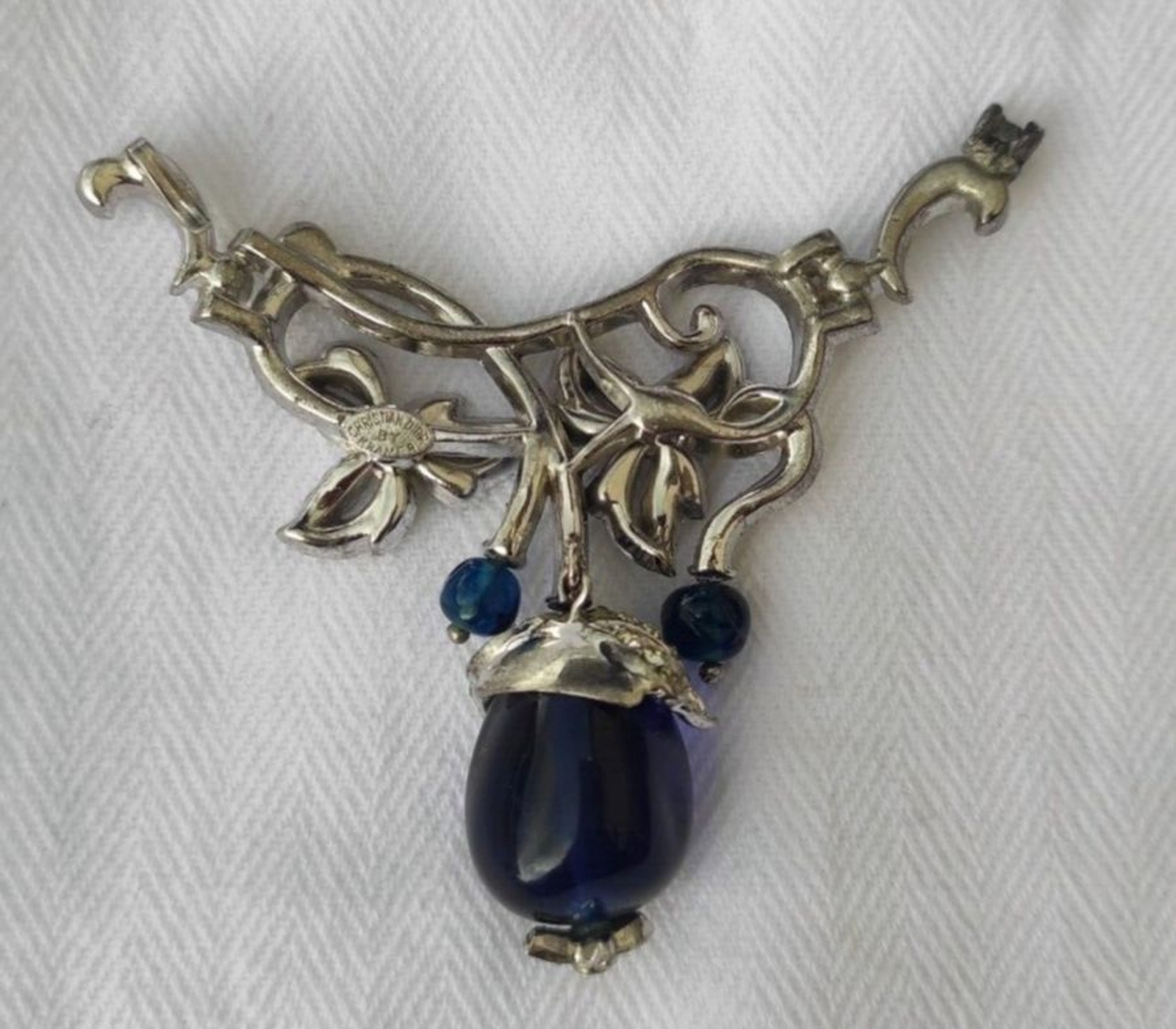 Cristian Dior by Kramer Brooch 1950s Vintage Collectible