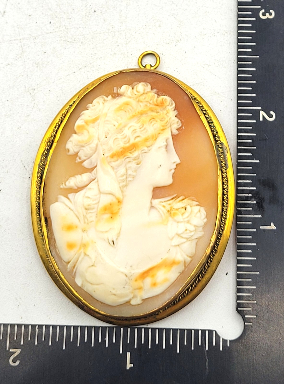 Vintage Carved Shell Cameo