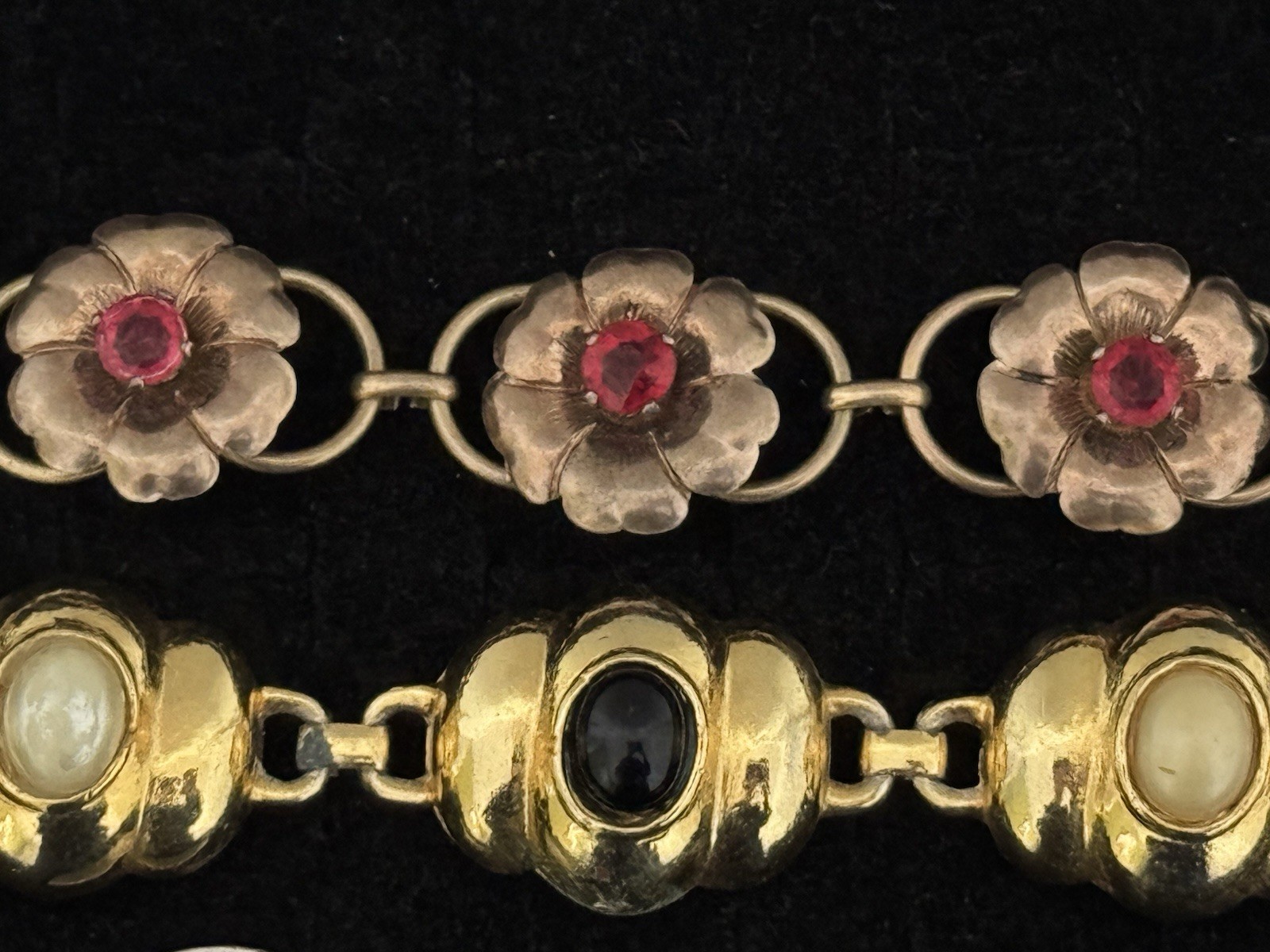 Vintage Estate Fashion Costume Bracelets/Monet And Other