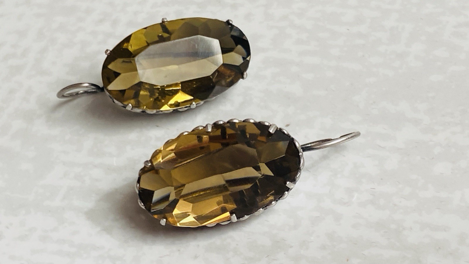 Серьги Крупные СССР серебро 875 звезда 3ФК