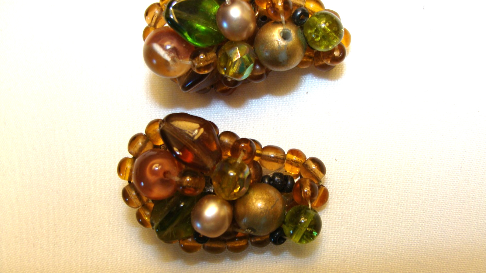 10 Pairs Vintage Earrings Austria W. Germany Czech Japan Hong Kong