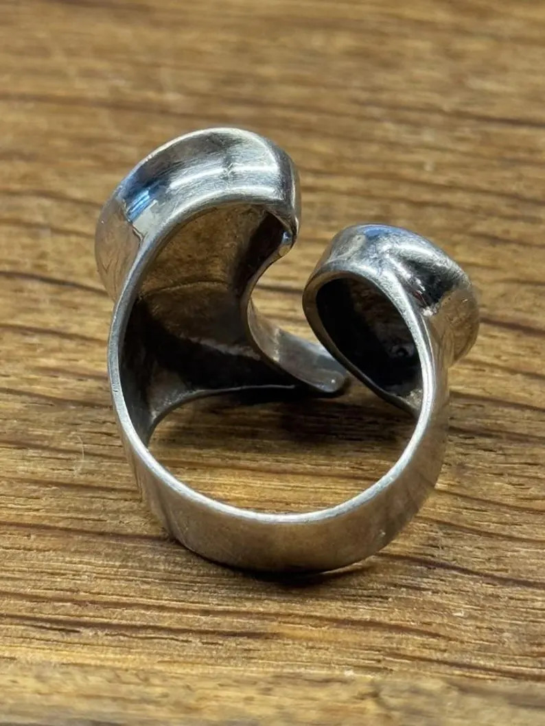 vintage artisan ring sterling silver 925